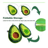 Übersicht der Delicious Avocado Schnüffelmatte – zeigt, wie die Matte dank Klettverschluss einfach auseinander genommen werden kann.