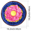 Divine Lotus Schnüffelmatte – Maßbild, zeigt die exakten Dimensionen und das innovative Design für artgerechte Hundebeschäftigung.