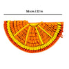 Tangy Orange Schnüffelmatte – Maßaufnahme, zeigt die präzisen Dimensionen und das durchdachte Layout zur optimalen Hundebeschäftigung.