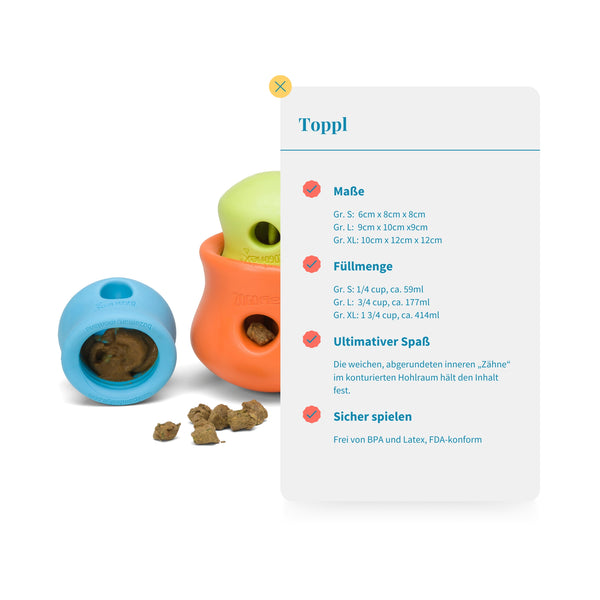 Toppl® Futterspielzeug.